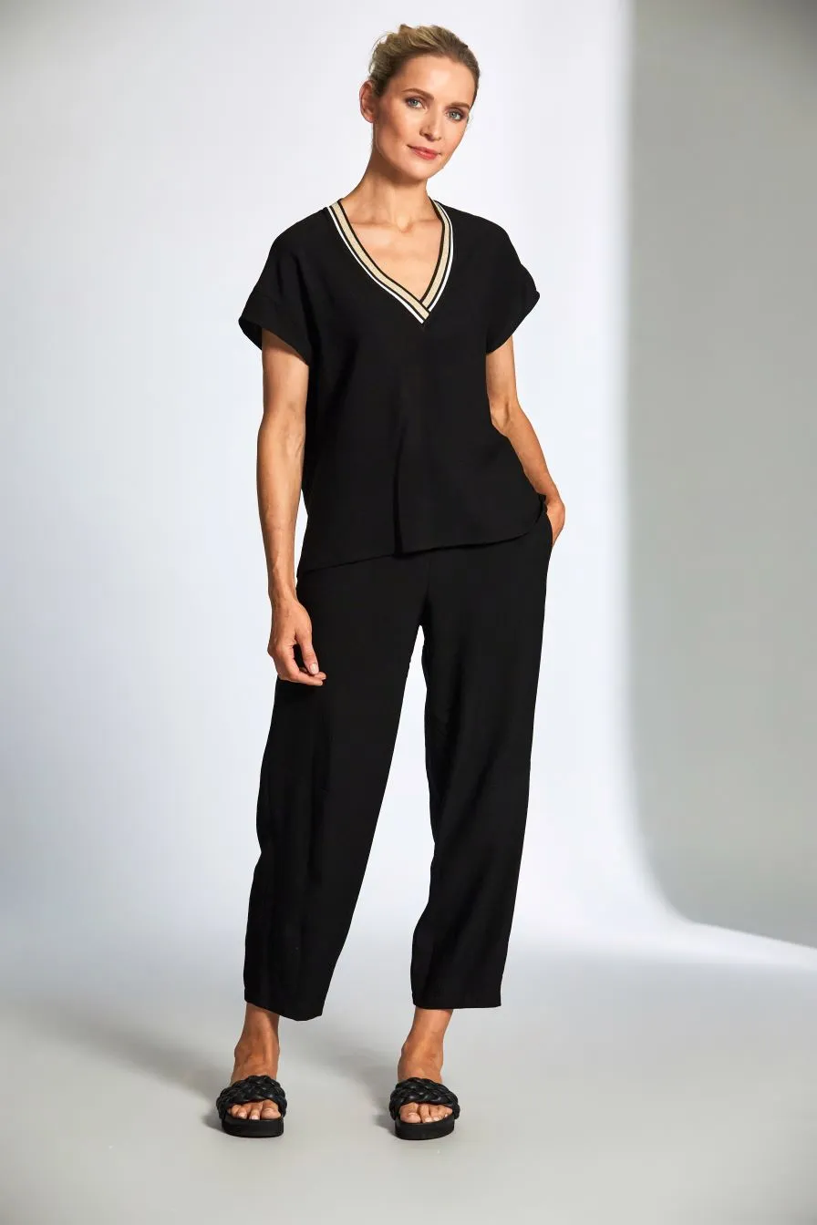 Peruzzi Pintuck Barrel Trouser