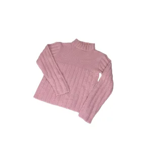 Pink Turtle Neck Y2K Jumper - Size 6