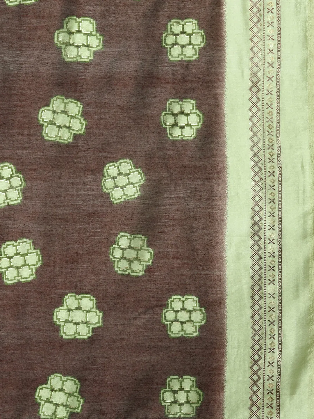 Printed Sequinned Dupatta Set