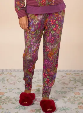 Querida Pink Bobien Cuffed Pajama Pant