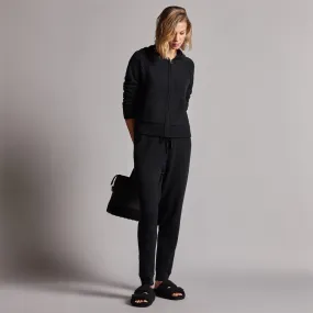 Recycled Cashmere Track Pant - Black