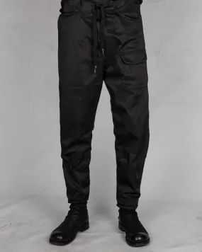 Regular fit drawstring trousers