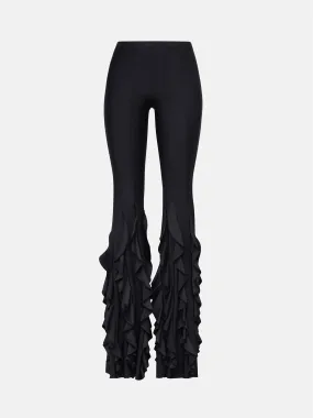 Rhonda Ruffle Trousers Black