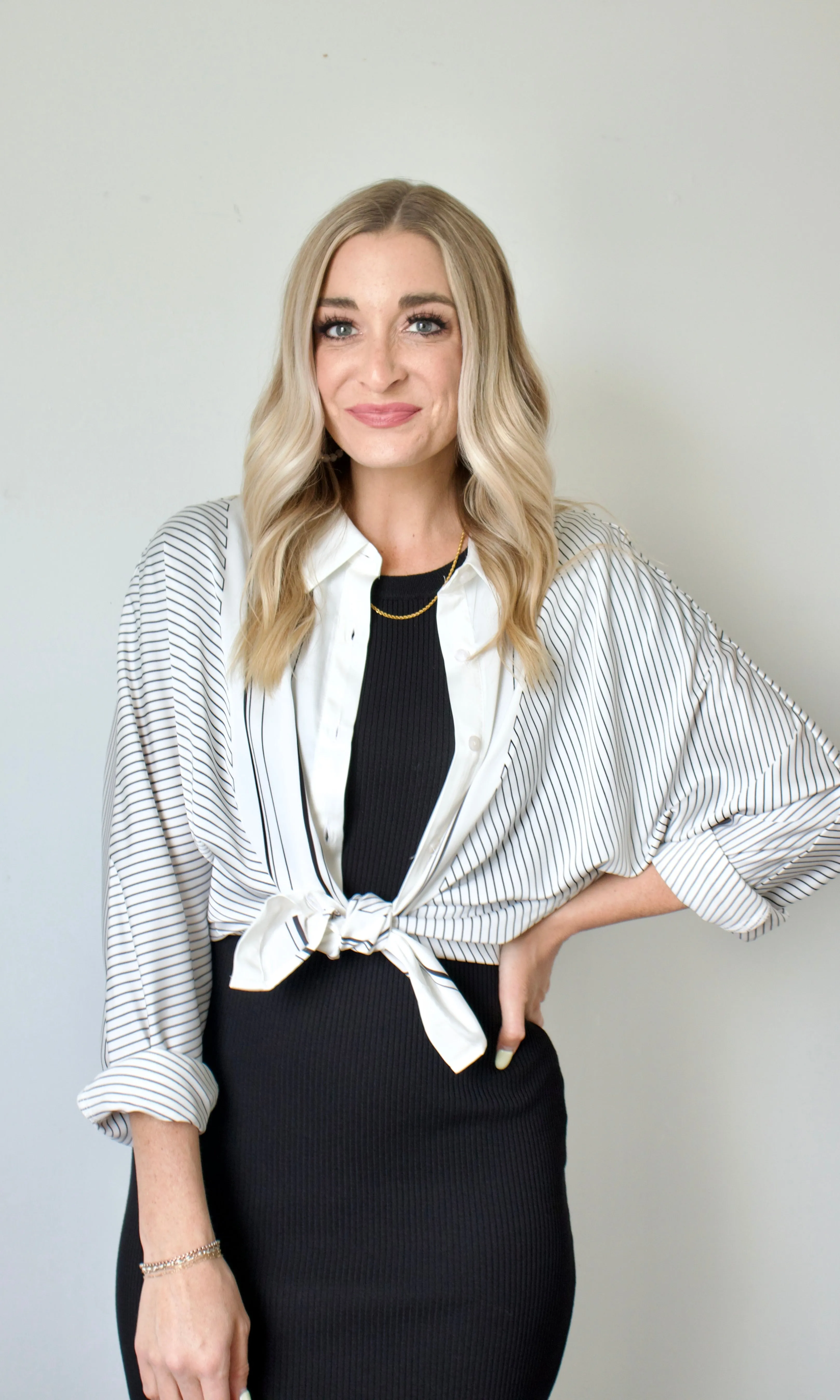 rib knit midi dress