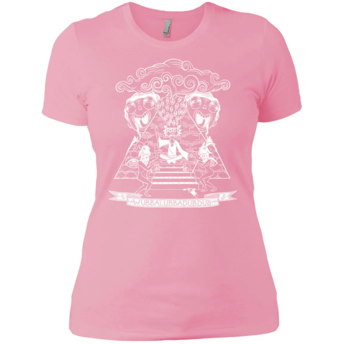 Rick And Morty Wubba Lubba Dub Dub Pyramid Women T-Shirt