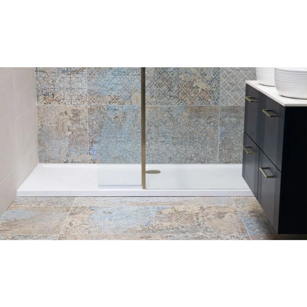 Roman Stone Solid Surface Anti Slip Shower Tray - 1700 x 760 x 40mm