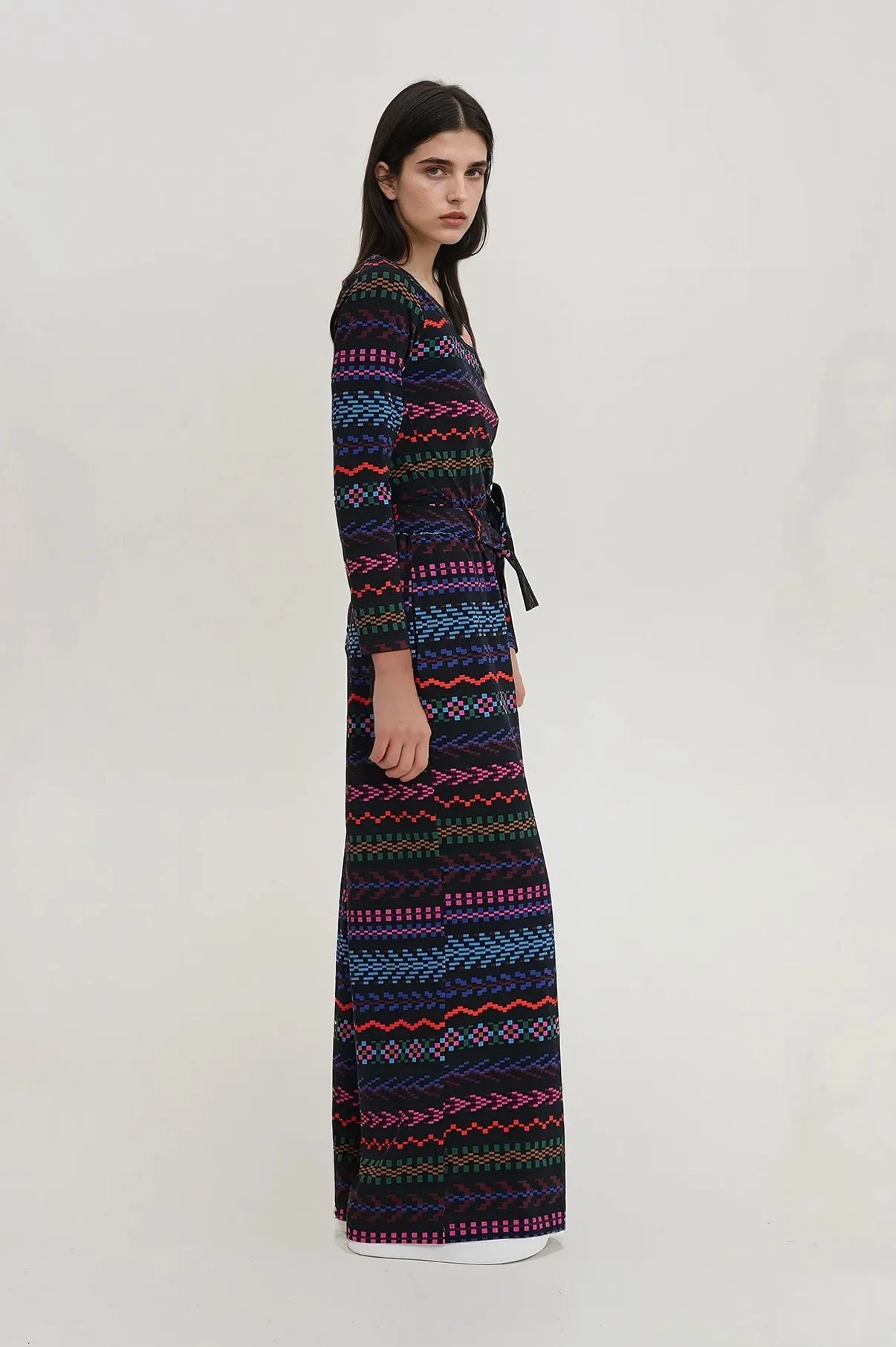 RUDAS jersey trousers ‘Pixel dark'