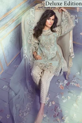 Rungrez Czarina - Surreal Luster Chiffon & Silk Collection – Radiant Frost (Limited Edition)
