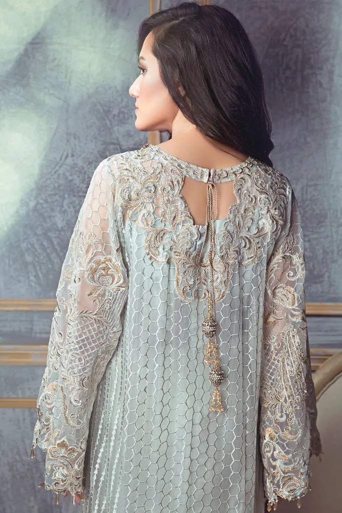 Rungrez Czarina - Surreal Luster Chiffon & Silk Collection – Radiant Frost (Limited Edition)