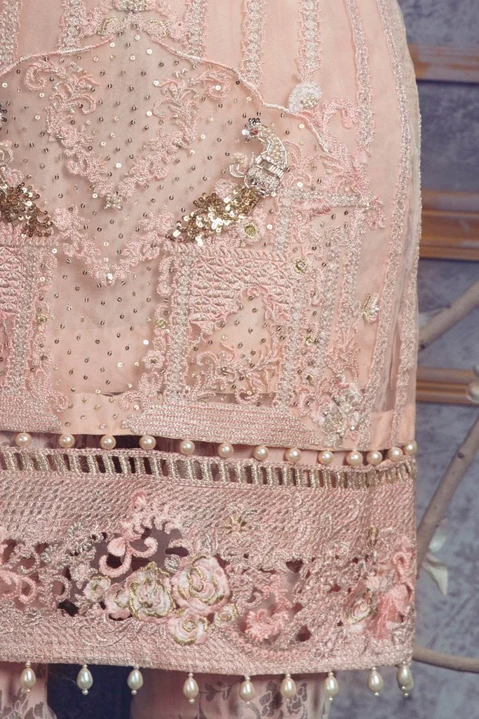 Rungrez Czarina - Surreal Luster Chiffon & Silk Collection – Silver Splendor