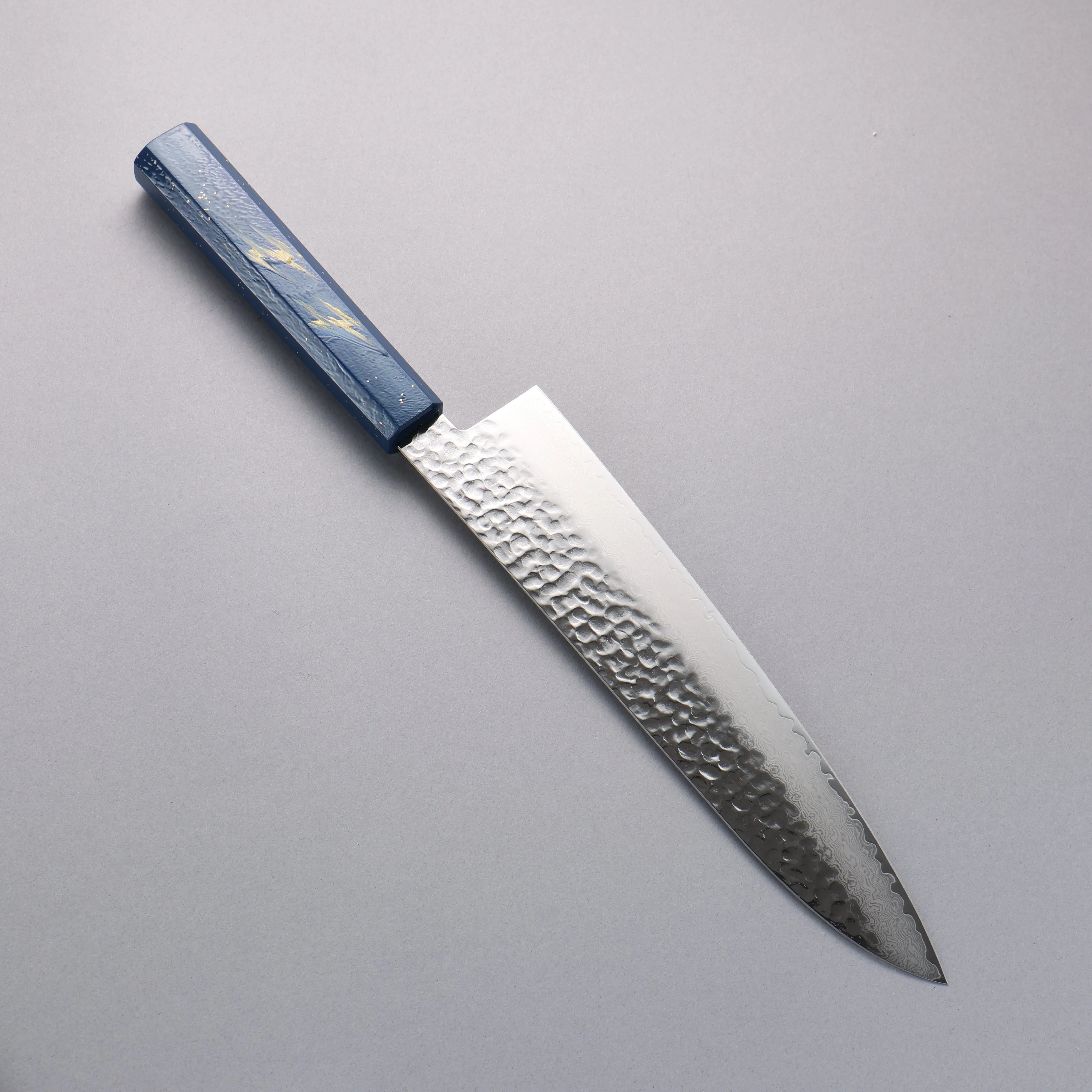 Sakai Takayuki VG10 33 Layer Damascus Gyuto 240mm Live oak Lacquered (Saiseki) Handle