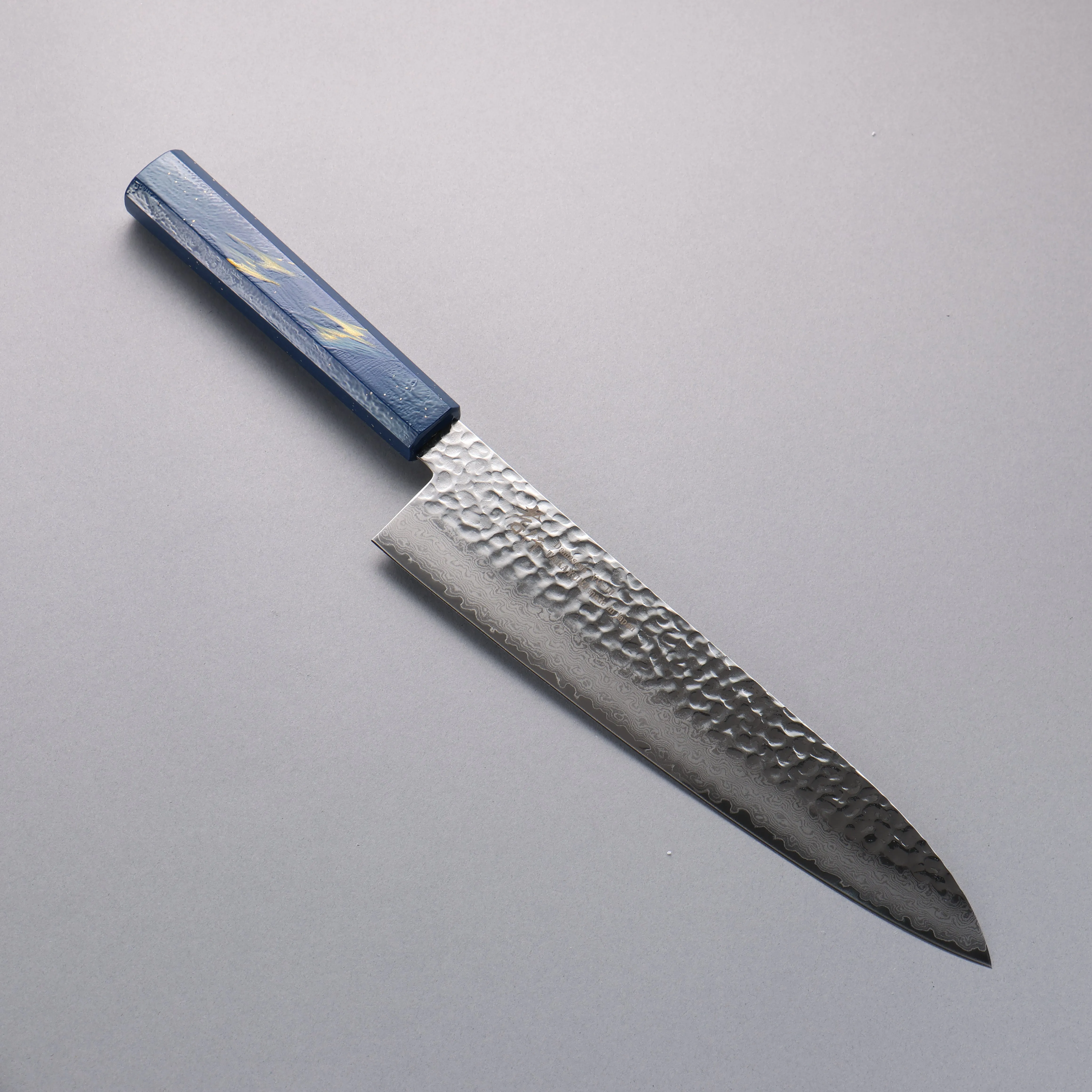 Sakai Takayuki VG10 33 Layer Damascus Gyuto 240mm Live oak Lacquered (Saiseki) Handle