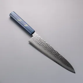 Sakai Takayuki VG10 33 Layer Damascus Gyuto 240mm Live oak Lacquered (Saiseki) Handle