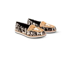 SALE! Western Hand Tooled Shoe w/ Hide