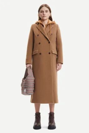 Samsøe Samsøe - Falcon Coat in Brown Sugar