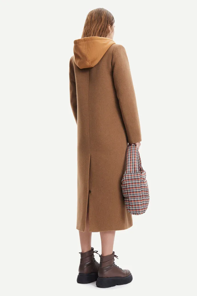 Samsøe Samsøe - Falcon Coat in Brown Sugar