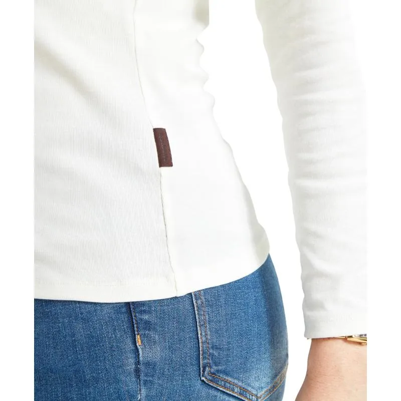 Schoffel Rosedale Ladies Cotton Roll Neck - Soft White