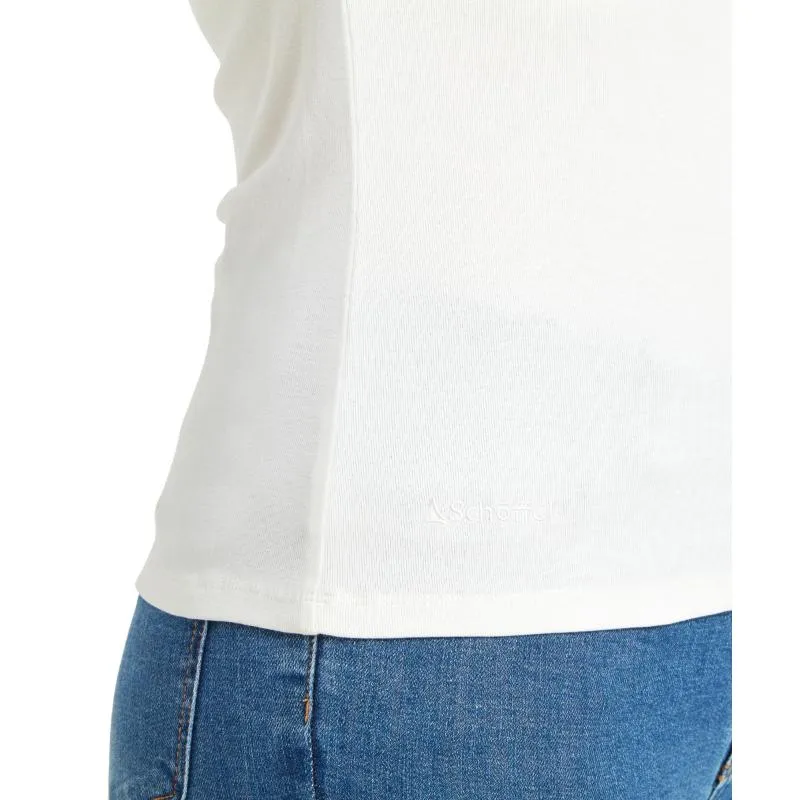 Schoffel Rosedale Ladies Cotton Roll Neck - Soft White