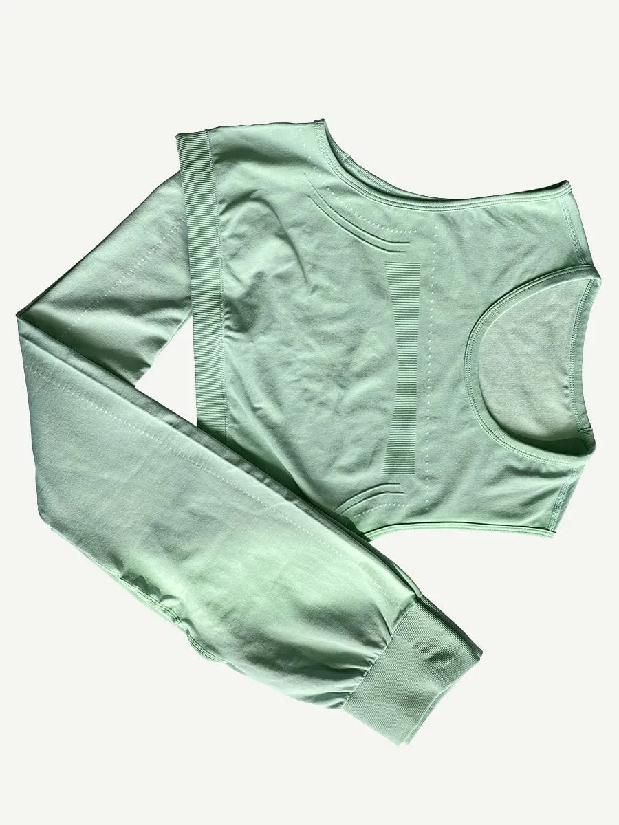 Seamless Sports Tank Top and High Waisted Leggings