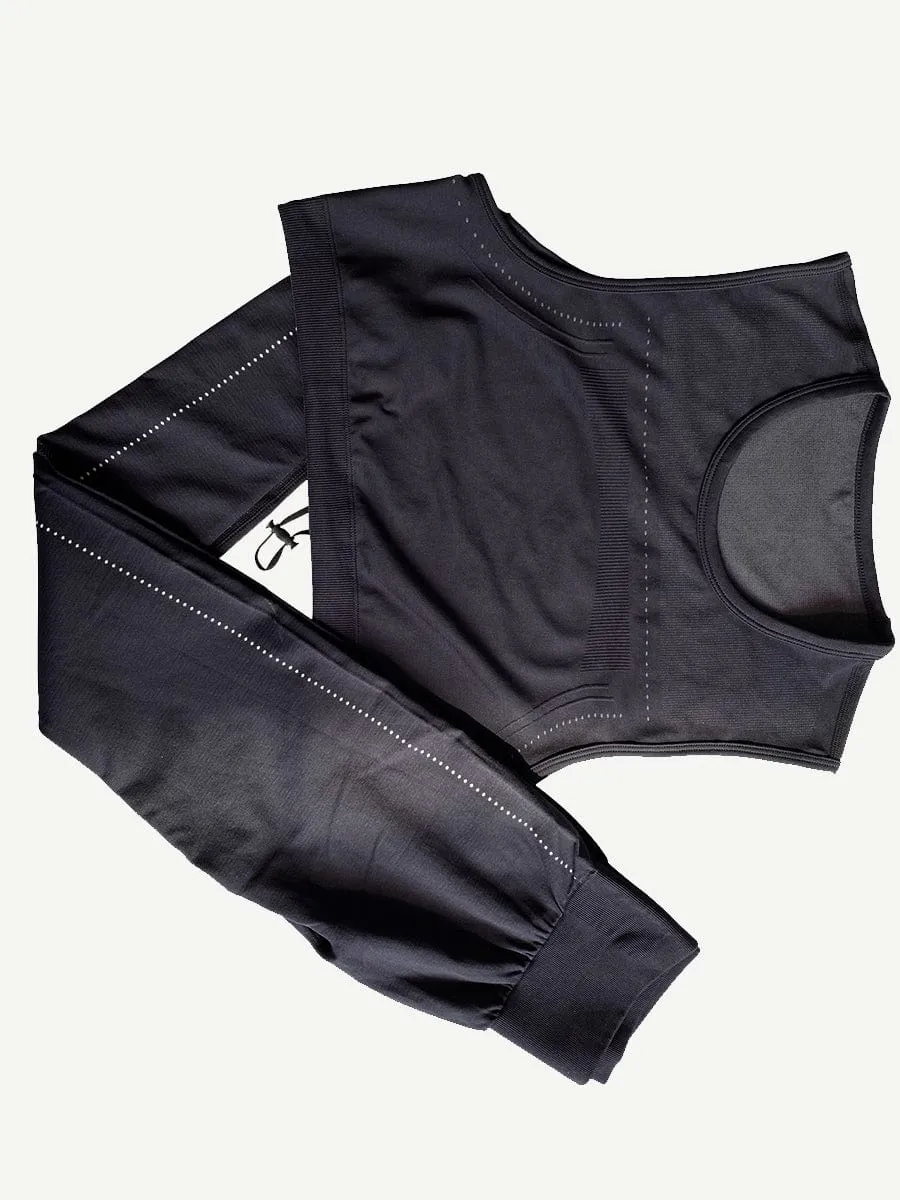 Seamless Sports Tank Top and High Waisted Leggings