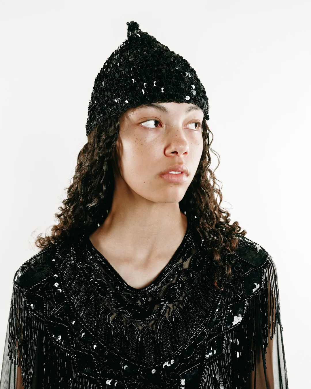 Sequined Cap
