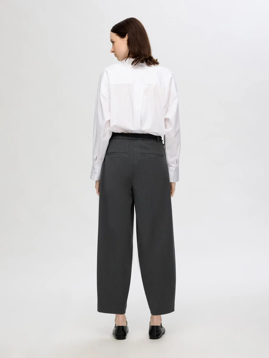 SLFPIYA Trousers - Dark Grey