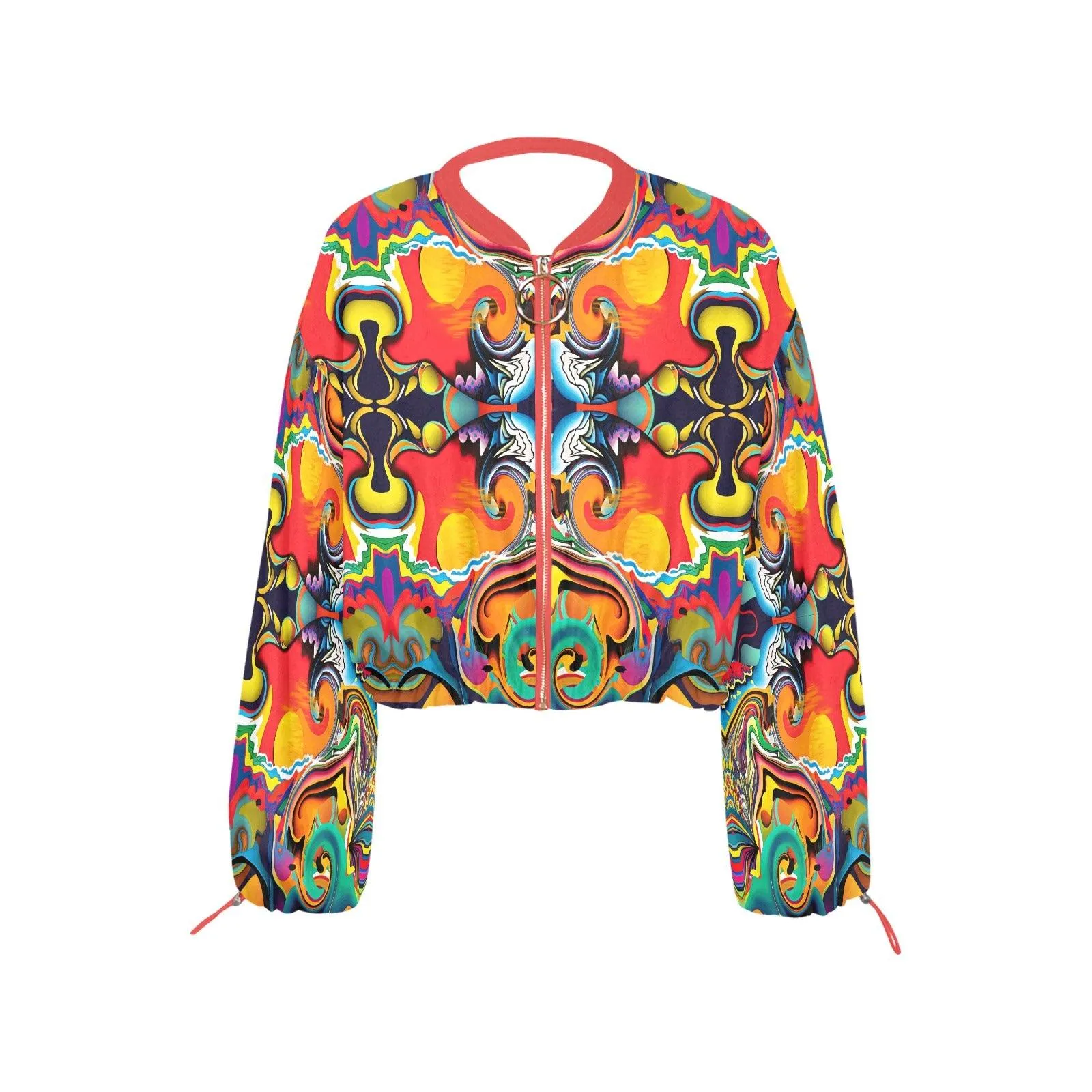 SOL Vibes Chiffon Cropped Jacket