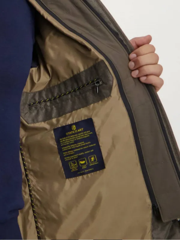 STATE OF ART SEPIA JACKET WITH INSERT