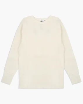 Studio D'Artisan 9936 L/S Heavy Knit Thermal Tee - White