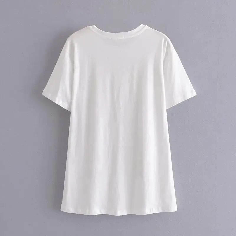 The Doors White Bohemian Short Sleeve Tees T-shirt