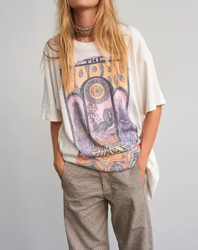 The Doors White Bohemian Short Sleeve Tees T-shirt