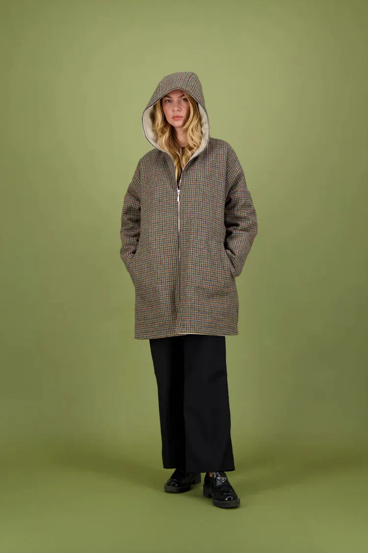 Thelma Reversible Jacket Cow | Dune