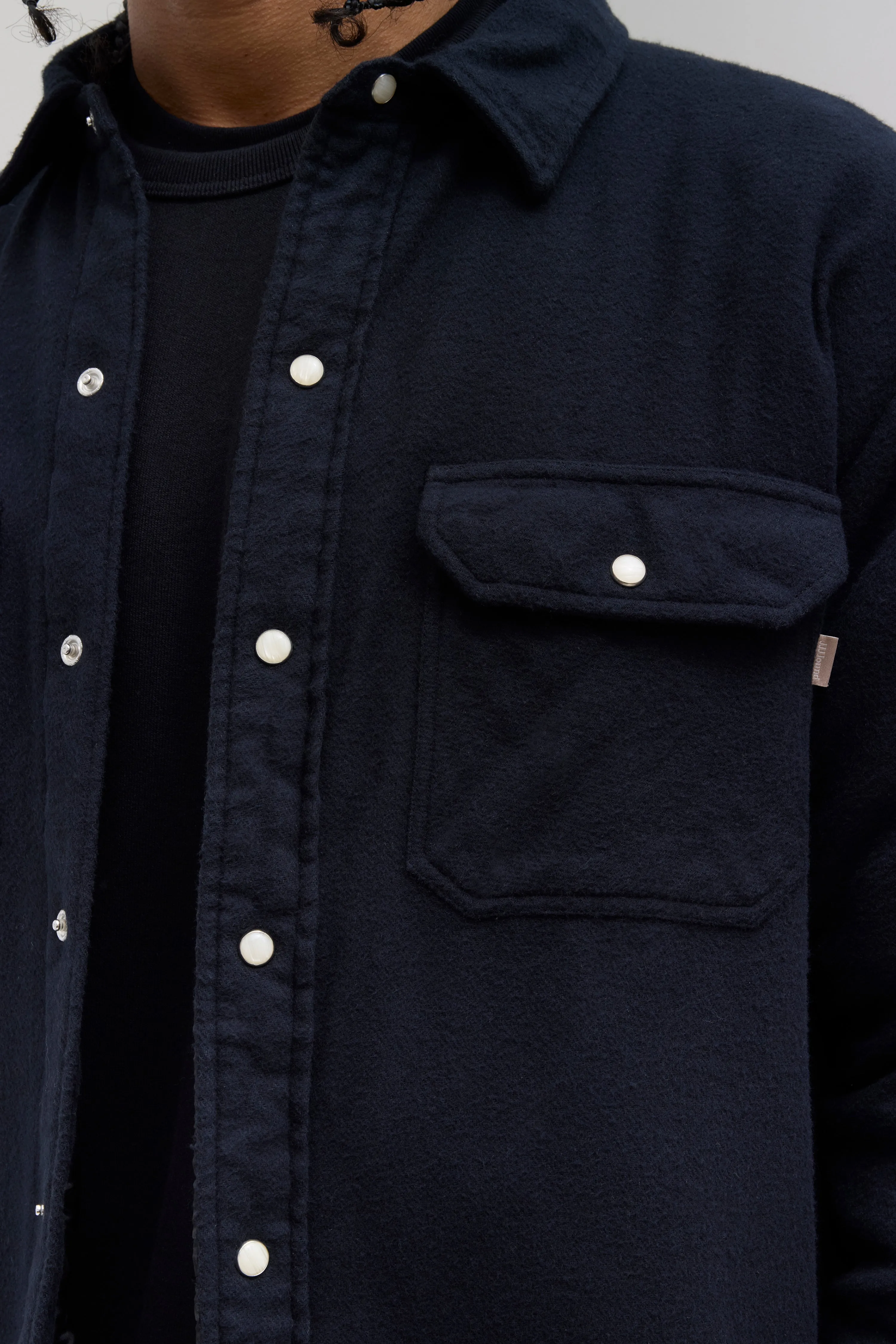 Thermal Flannel Shirt - Black