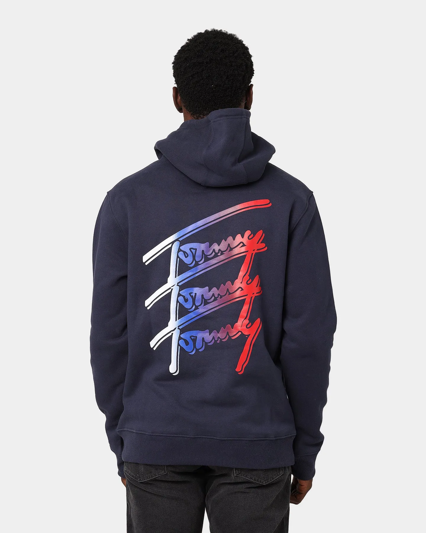 Tommy Jeans Essential Script Hoodie Twilight Navy