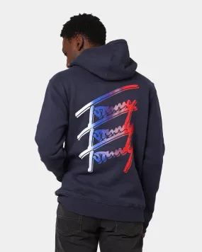 Tommy Jeans Essential Script Hoodie Twilight Navy