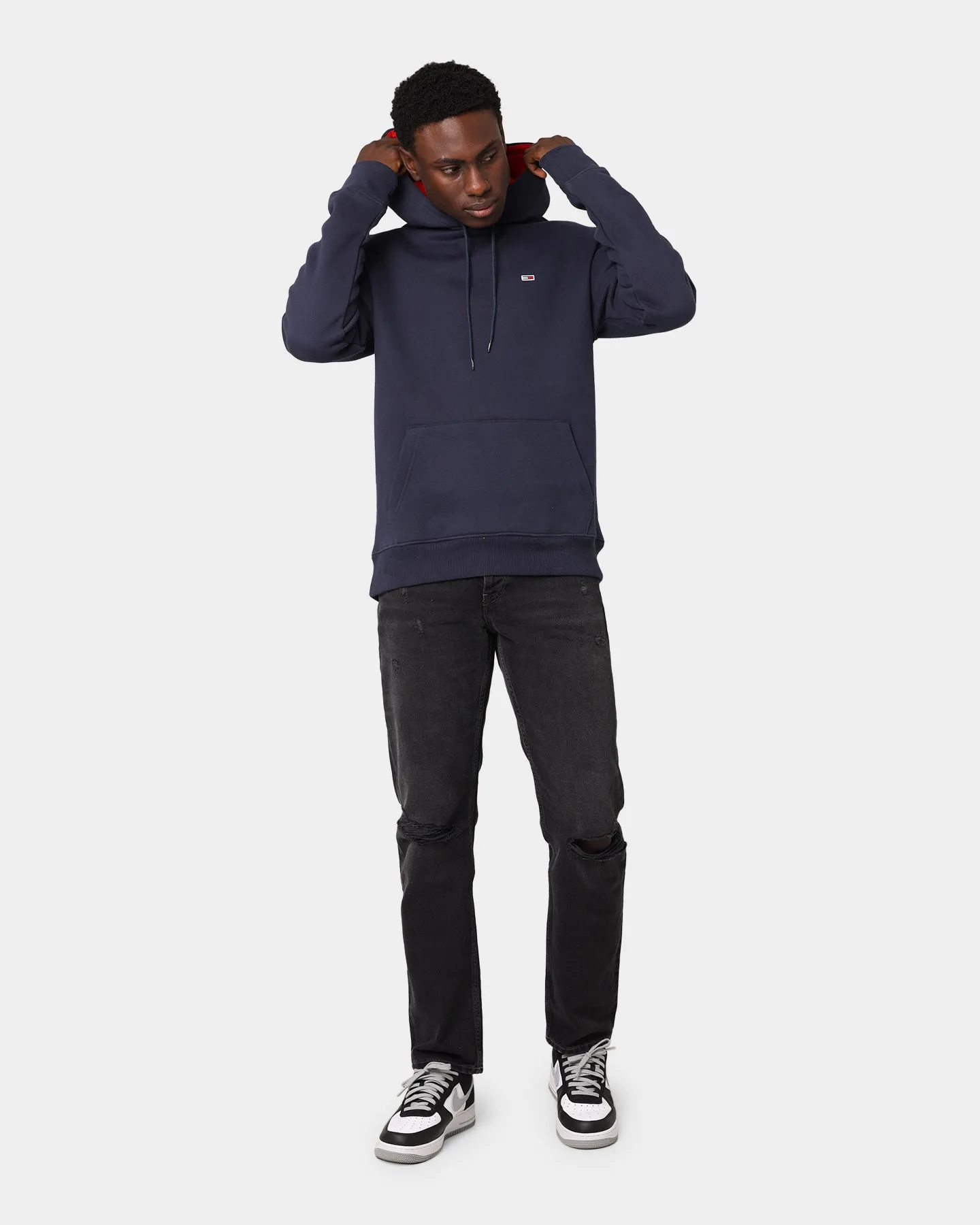 Tommy Jeans Essential Script Hoodie Twilight Navy