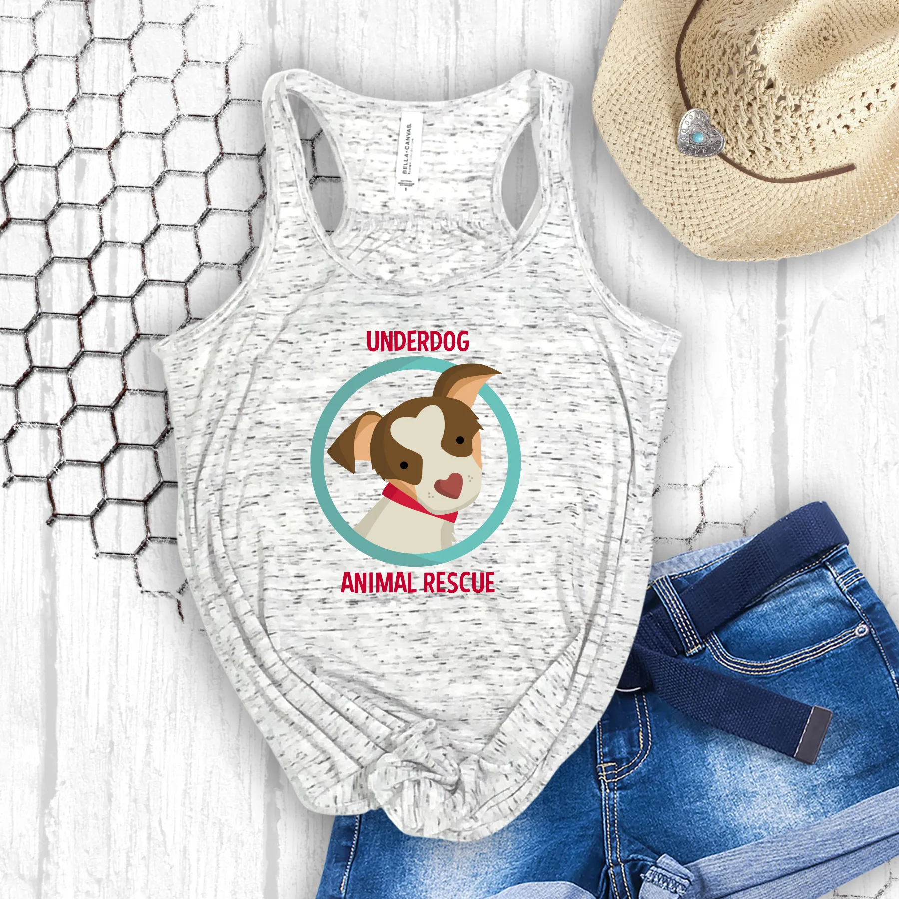 Underdog Flowy Racerback Tank