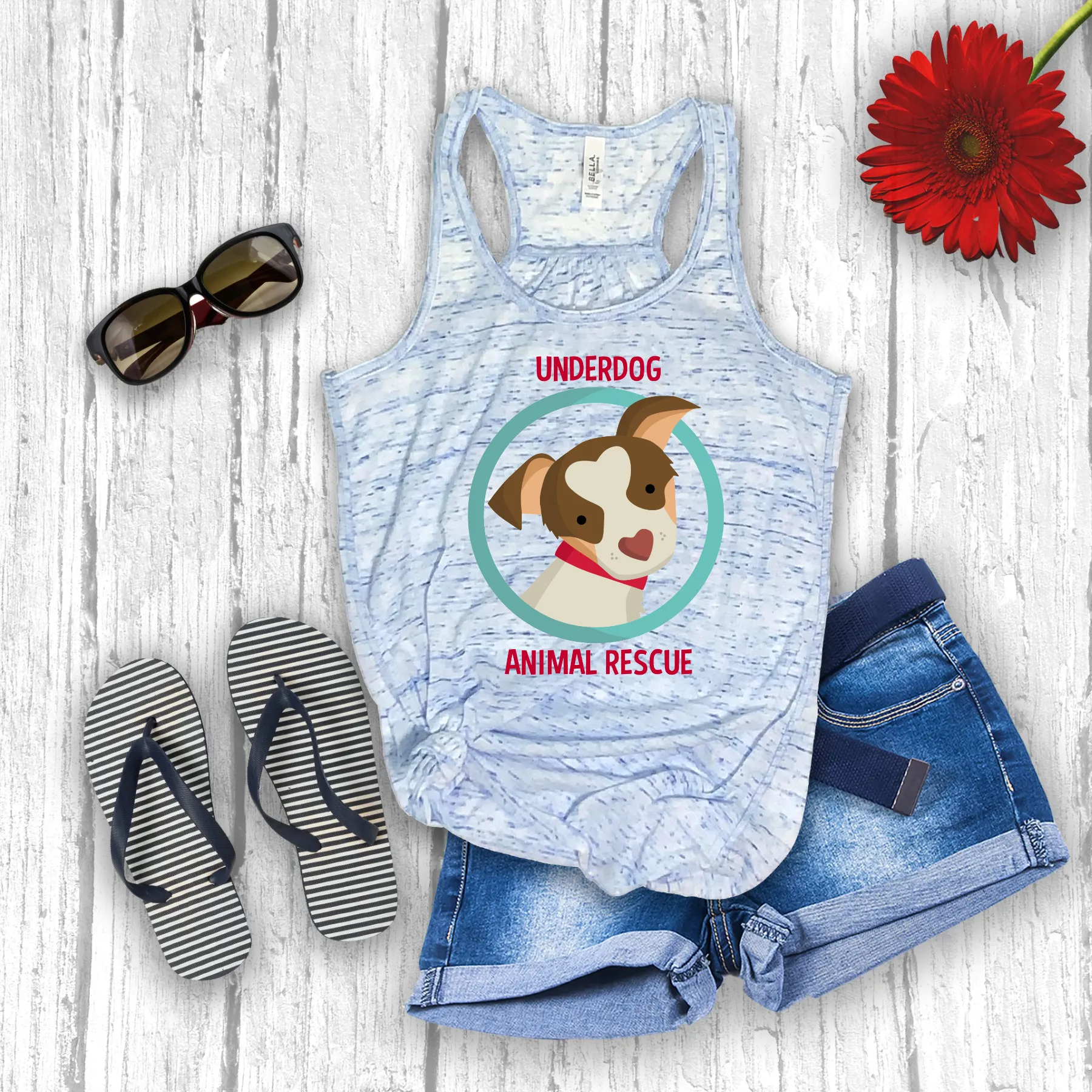 Underdog Flowy Racerback Tank
