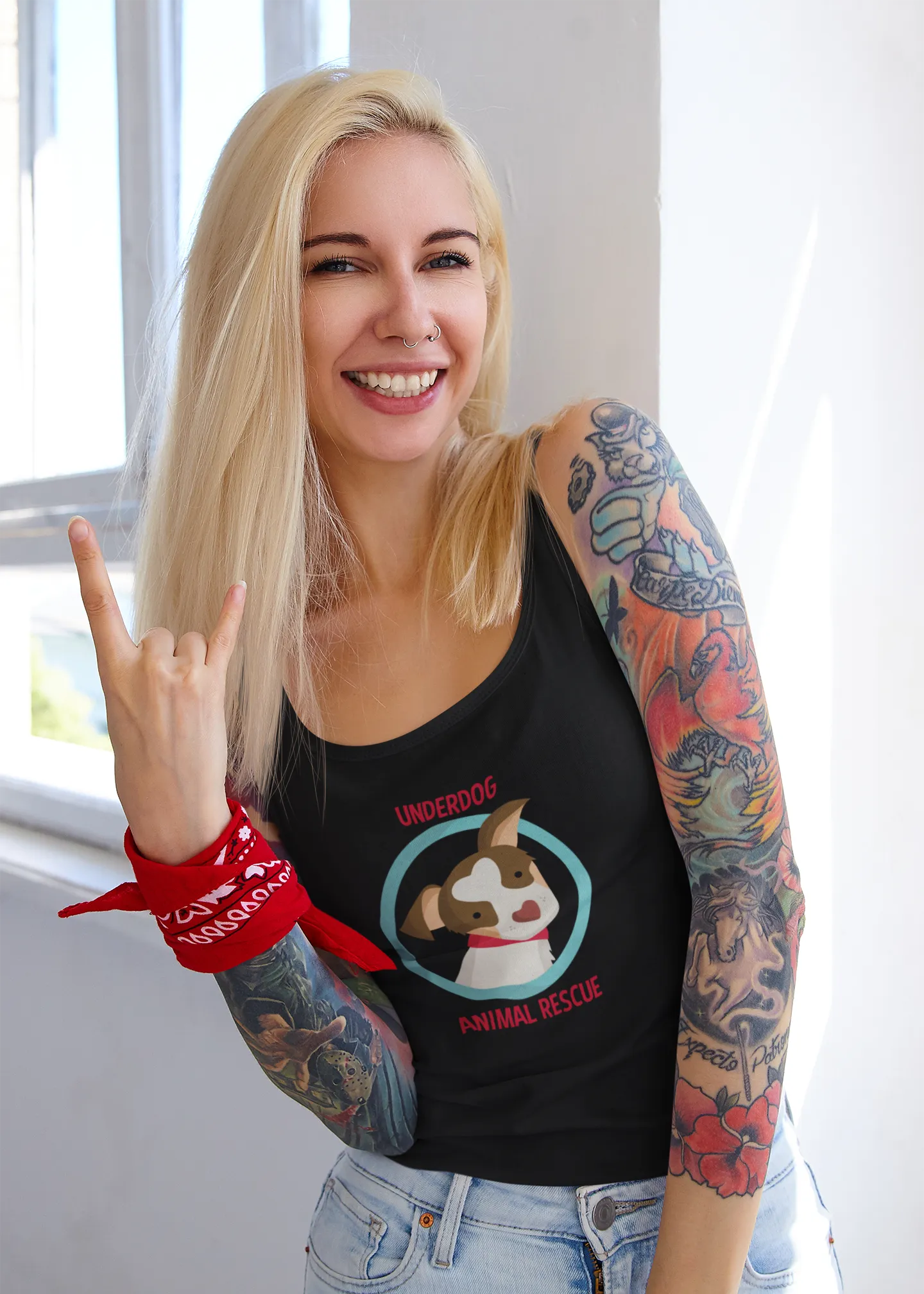 Underdog Flowy Racerback Tank
