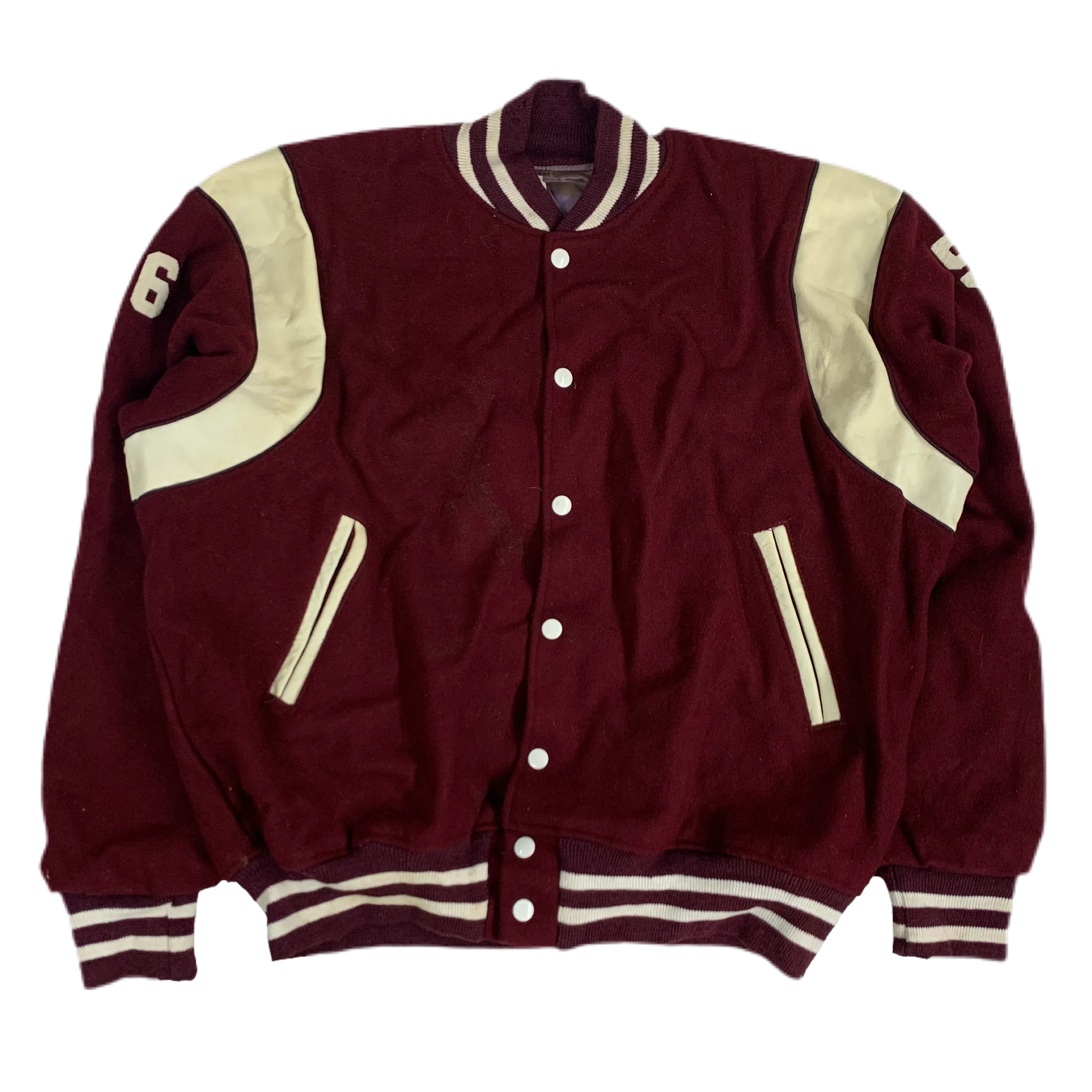 Vintage Felco Athletic Wear "John Handley Judges" Wool Varsity Jacket