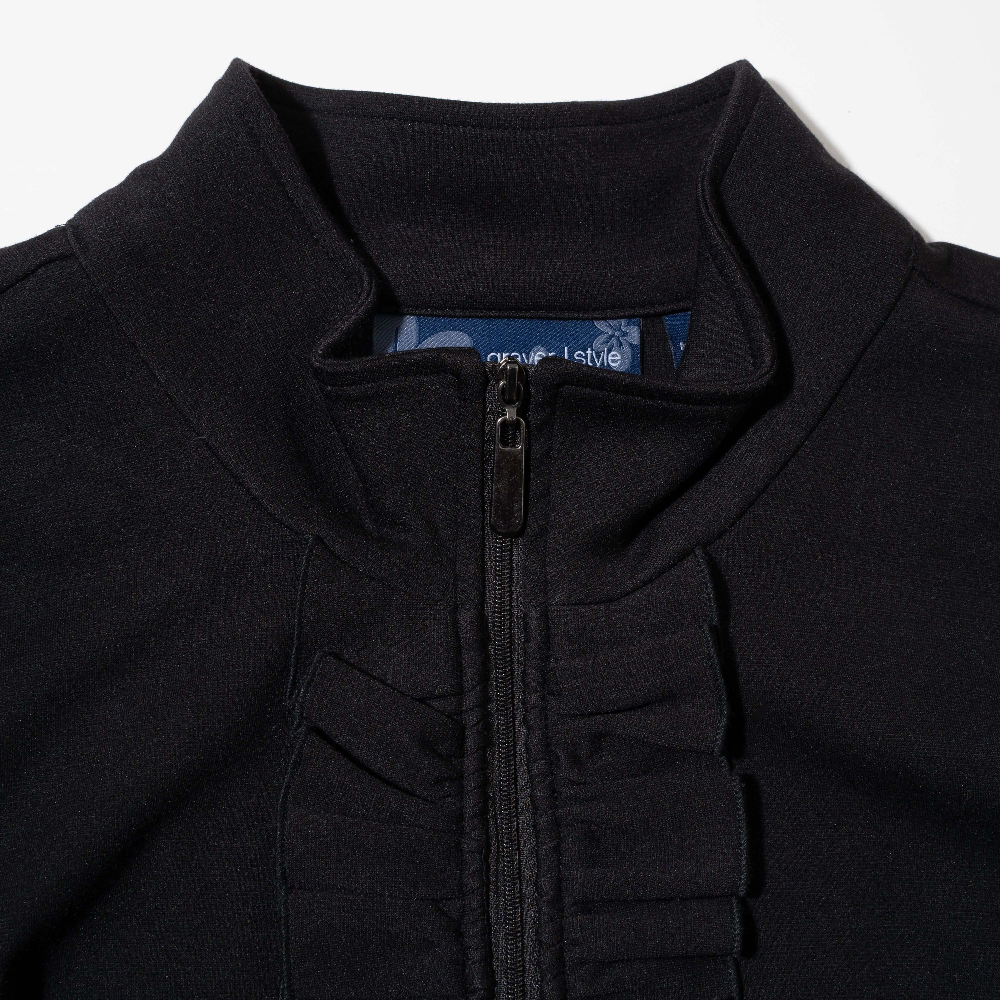 vintage frill track jacket