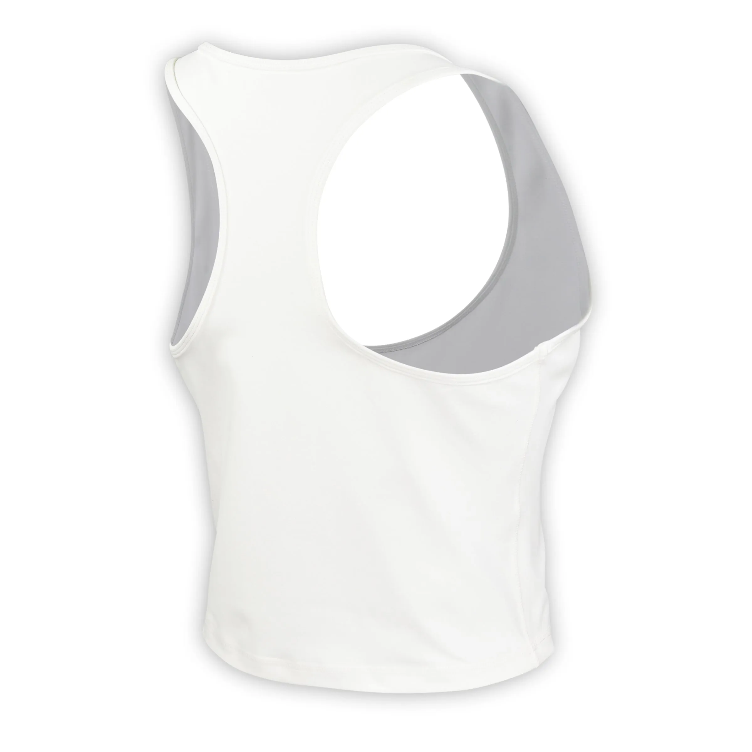 White Gia Racer Tank Top