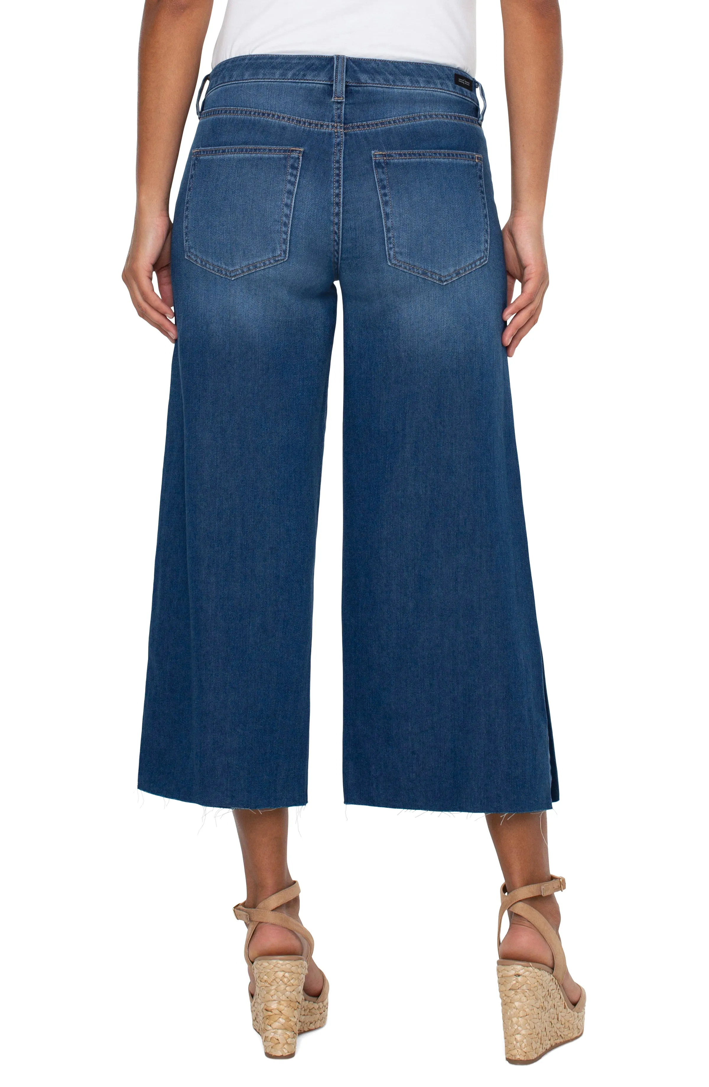 Wide Leg With High Slit Pant