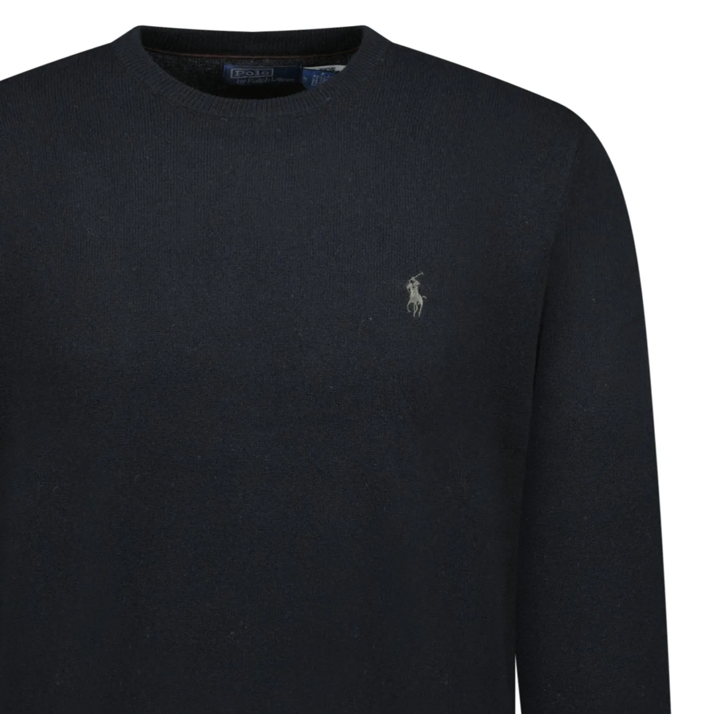 Wool Crewneck Jumper Black