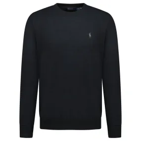 Wool Crewneck Jumper Black