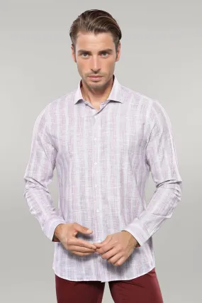 WSS Light Red Checked Shirt  - Singen