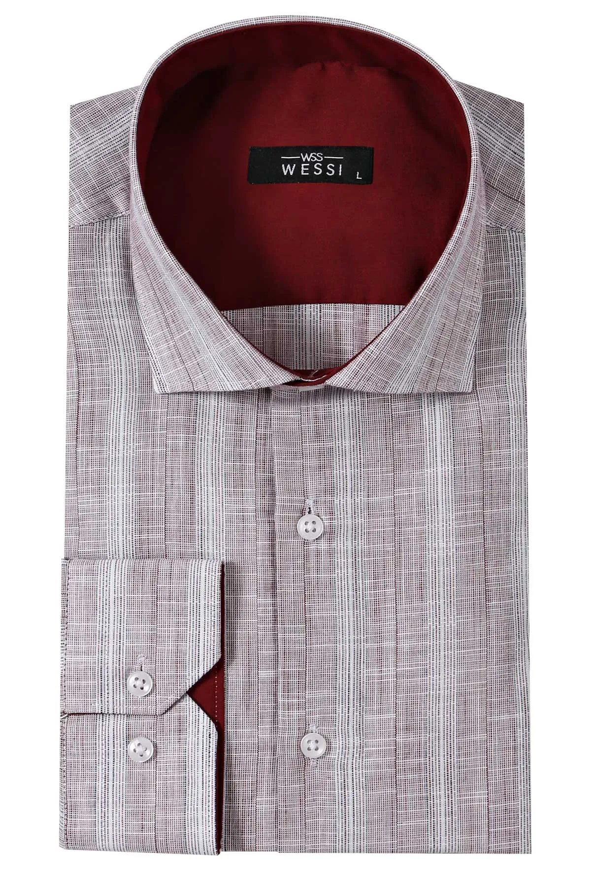 WSS Light Red Checked Shirt  - Singen
