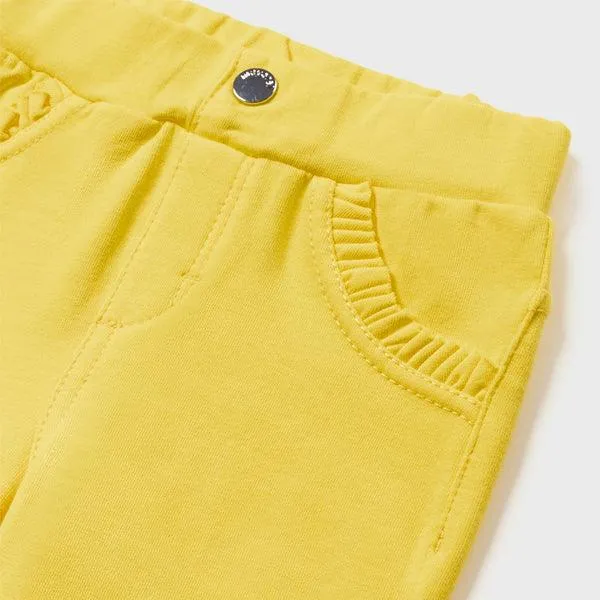 YELLOW BASIC TROUSER FOR BABY GIRLS