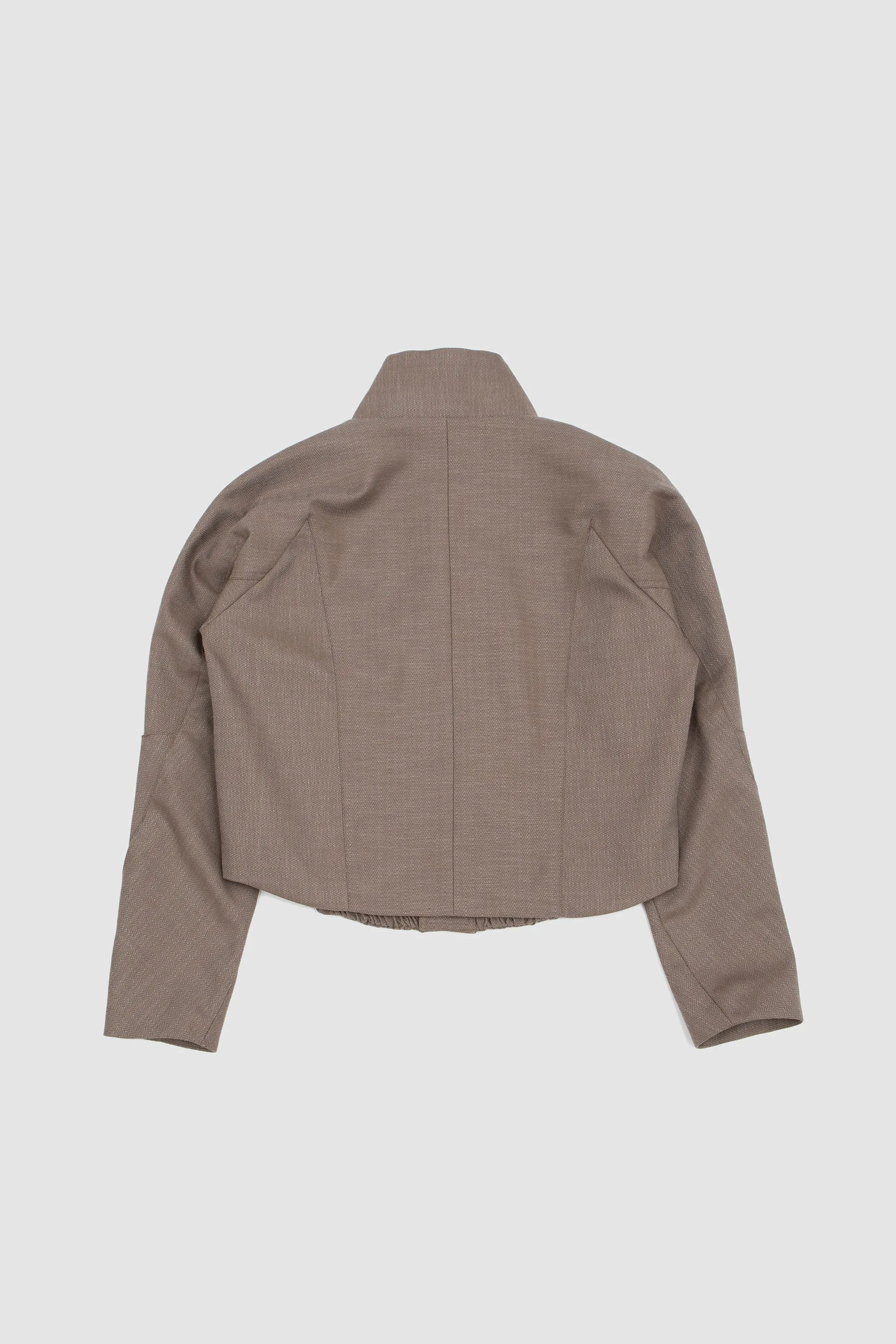 Zafar Cropped Jacket Brown Oak