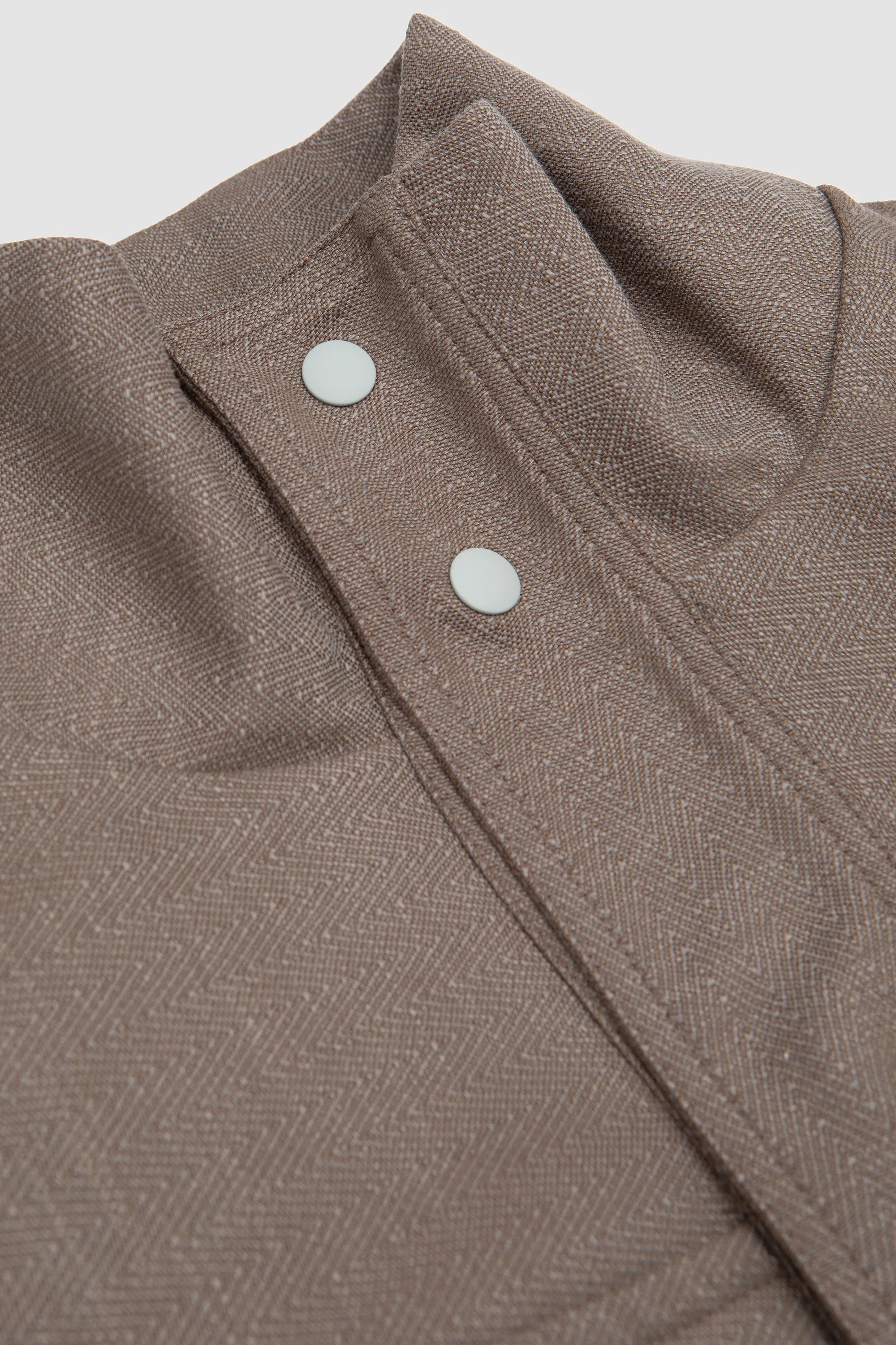 Zafar Cropped Jacket Brown Oak